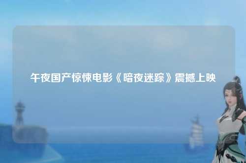 午夜国产惊悚电影《暗夜迷踪》震撼上映
