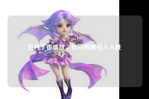 五月丁香盛放，色彩斑斓引人入胜