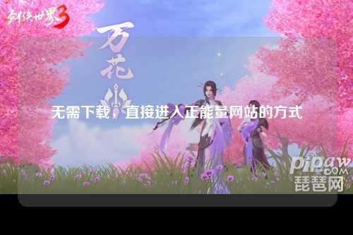无需下载，直接进入正能量网站的方式