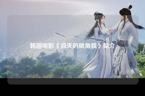 韩国电影《消失的眼角膜》简介